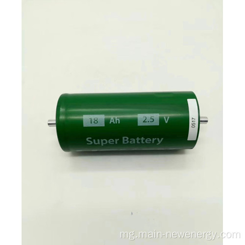 2.5v18ah lithium Toranate bateria